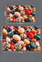 Glass Cutting Board with Colorful Pebbles Theme - Glass Cutting Board |   20cm X 30cm - 5