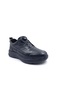 Genuine Leather Lightweight and Flexible Design Spinon Smart Lacing Black Men's Comfort Shoes - 5
