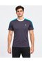 Contrast Shoulder Panel Athletic T-Shirt