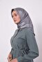 Baklava Pattern Monogram Silk Scarf Light Khaki - 2