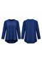 Basic Knitwear Rayon Tunic 902 Navy Blue01 - 3