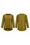 Basic Knitwear Rayon Tunic 902 Olive Green - 3