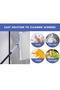 Water Squeegee for Cleaning, Multifunction Squeegee Sweeper Quick Drying Water and Dust Remover Silicone Scraper Broom for Floor, Glass Wiper Squeegee - 6