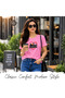 I Love Dubai Adult Womens T-Shirt - Round Neck with Short Sleeve - Women Cotton T-Shirt -Printed T-Shirt - Perfect for Dubai Souvenir - 6