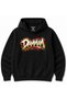 Dammam Golden Urban Graffiti Lettering Graphic Hoodie