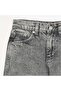 Barrel-Fit Denim Trousers Grey - 3