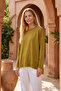 Basic Knitwear Rayon Tunic 902 Olive Green