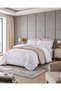 Beige 6 Piece Botanical Printed Comforter Set (King Size)
