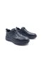 Genuine Leather Lightweight and Flexible Design Spinon Smart Lacing Black Men's Comfort Shoes - 4