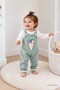 Baby Girl Knitted Ice Cream Detailed Salopet Jumpsuit Long Sleeve Set of 2 3 6 9 12 Months - 2