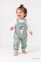 Baby Girl Knitted Ice Cream Detailed Salopet Jumpsuit Long Sleeve Set of 2 3 6 9 12 Months - 4