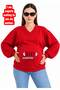 3 Yarn Combed Cotton Baby Loadi̇ng Printed Pregnant V-Neck Sweatshirt Jr2