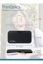 نظارات القراءة المستطيلة ThinOptics Universal Pod، إطارات زرقاء/حافظة سوداء، 1 × - 5