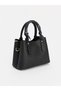 Esvab • Modern & Distinctive Leather-Look Women's Shoulder Bag with Scarf Detail - 3