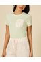Women Green And Ivory Printed Pyjama Set - 5
