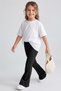 Dmb Girls' Spanish Style Leggings 2-7 Years Black
