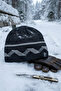 Men's Patterned Winter Beanie Striped Geometric Model Daily Snow Beanie - 2