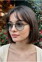 Suveybe Unisex Damla Ultra Light Khaki Green Sunglasses with Uv400 Filter