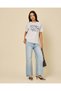 Women White Printed T-Shirt - 2