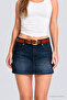 Gold Buckle Faux Leather Belt Lkm0011 Taba - 2