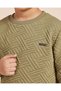 Boys Green Jacquard Sweatshirt - 3