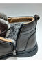 Genuine Leather Lace-Up Zippered Fur Inside Anti-Slip Sole Brown Winter Men's Boots - 5