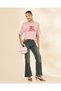 Women Pink Printed Interlock T-Shirt - 5