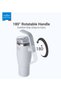 Temp Guard Vacuum Insulated Travel Mug – 180° Rotating Handle Tumbler, 24H Cold & 12H Hot, 1200ml - Antique Lilac - 2