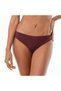 Microfiber And Lace Briefs Dark Purple - 4