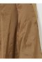 Peak New Season Beige Plus Size Contrast Collar Women's Trench Coat - 5