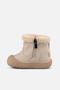 Flower Detailed Orthopedic Fur Warm Lining First Step Baby Boots - 3