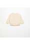 Long-Sleeved Sweatshirt Beige - 3