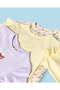 Infant Girls Yellow, Lilac and Pink T-Shirts, 3 Pack - 3