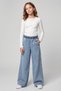 Dmb Girls' Viscose Denim Trousers 4-14 Years Blue - 2