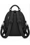 Women's Imported Leather Multi-Section Shoulder and Backpack Bag (Size 34X28) - 4