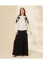 Women White Sweater With Floral Embroidery - 2