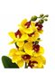 Artificial Orchid Flower Plant with Ceramic Pot Yellow – 40cm - 2