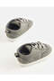 Baby Grey Brogue Pram Shoe - 4