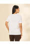 Women White Printed T-Shirt - 3