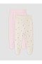 2-Piece Heart Embroidered Baby Girl Pants for Style Seekers from Uzg Store