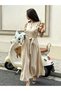 Rochie maxi, bej - 7