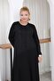 Plus Size Gold Stone Lace Detailed Dress - 6