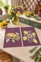 Chameleon Branch Purple Plum Lime Chameleon and Floral Patterned 2-Piece Kitchen Towel Set 35X55 - 5