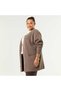 Long Open Cardigan Brown - 4