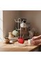 Countertop Metal Mug and Cup Hanger Rack with 6 Hooks White Cup Stand Kitchen Organizer - 4