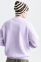 Oversize Printed Crew Neck Sweatshirt - 2