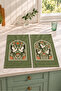 Vulture Dance Vulture Patterned 2-Piece Kitchen Towel Set 35X55 - 2