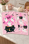 Pink Magic Pink Ghost and Boiler Patterned 2-Piece Kitchen Towel Set 35X55 - 6