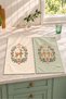 Ceylan Flower Ceylan and Floral Patterned 2-Piece Kitchen Towel Set 35X55 - 7