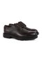 Men's Classic Shoes L6188 Brown Genuine Antique Flotter Leather Brogue Wingtip Perforated Lightweight Thick - 3